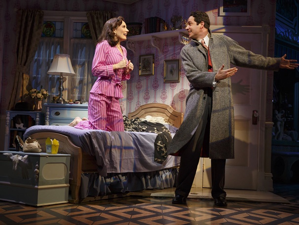 Laura Benanti and Zachary Levi in She Loves Me. Photo Credit: Joan Marcus